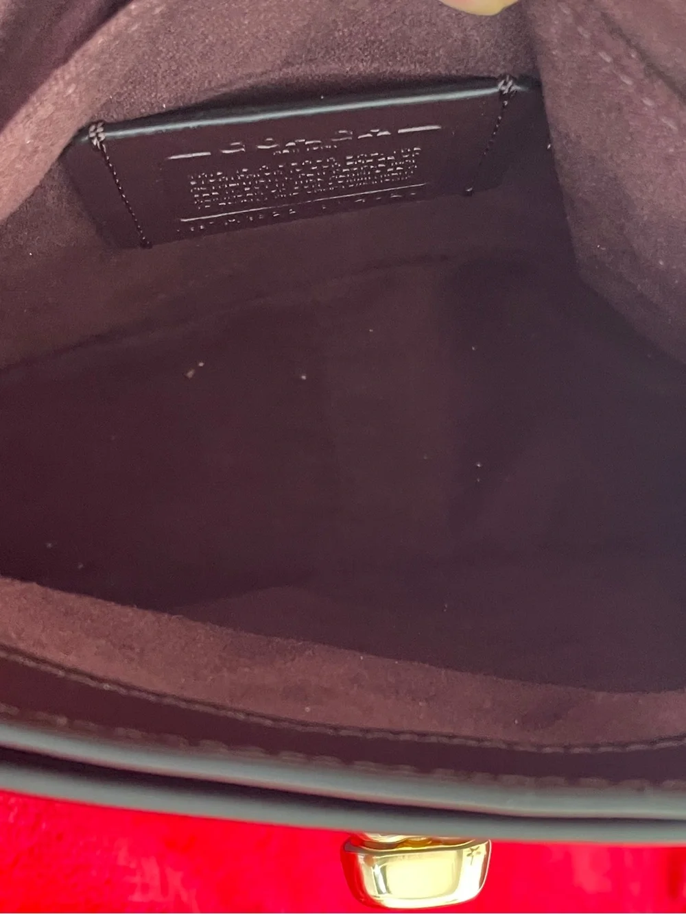 Coach Black Leather Shoulder Bag with Gold Chain Strap and Turnlock